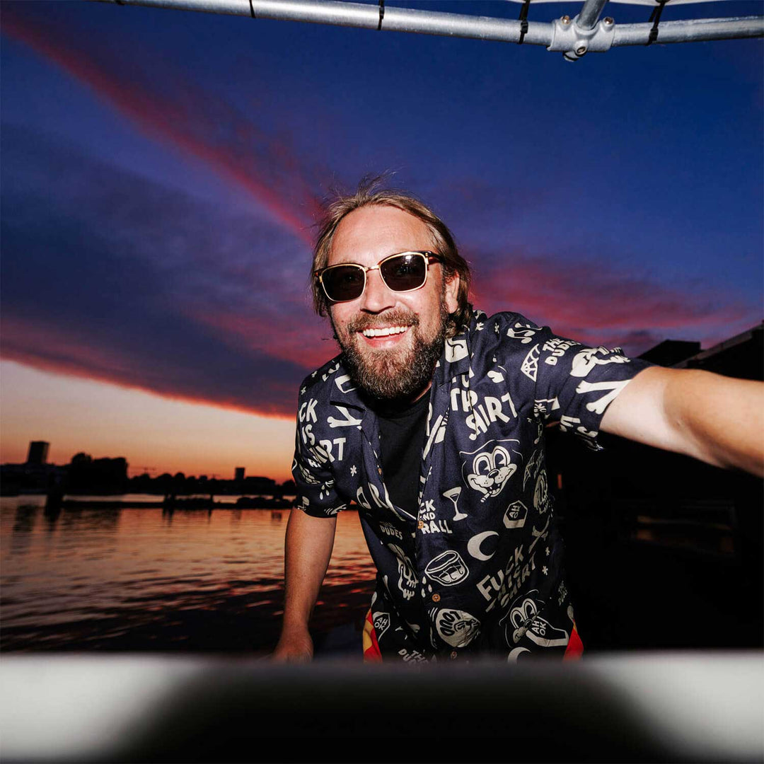 The Dudes Rack And Rall Hawaiian Shirt Hemd - Multicolor Black