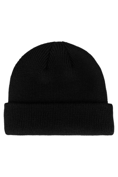 Unfair Unfair Curved Beanie - Black