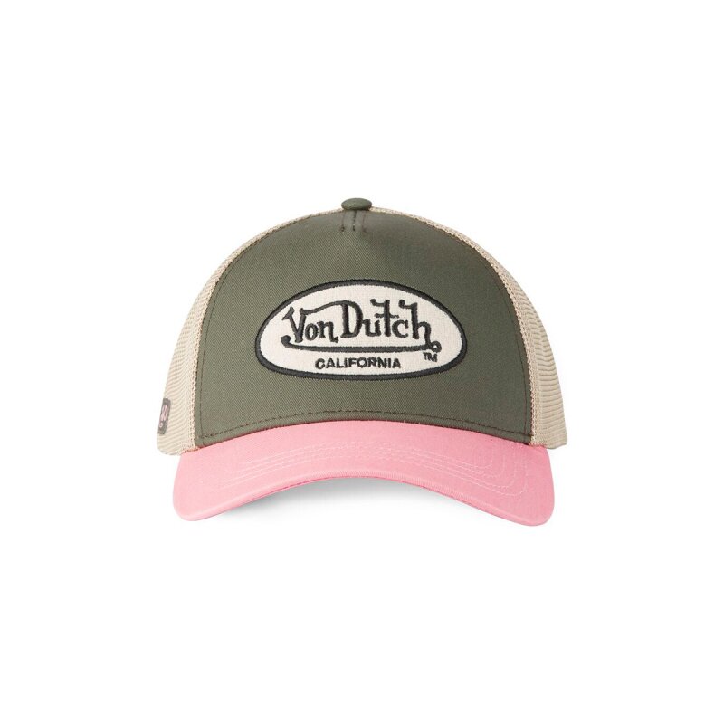 Von Dutch Baseball Cap - Terry 15 Pink/Khaki