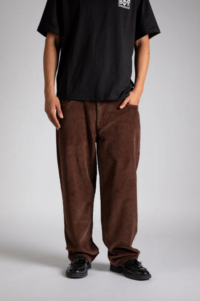 Homeboy x-tra BAGGY Cord Hose - Cord Chocolate Brown