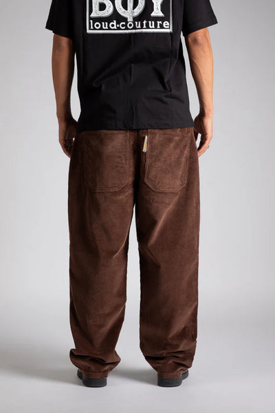 Homeboy x-tra BAGGY Cord Hose - Cord Chocolate Brown