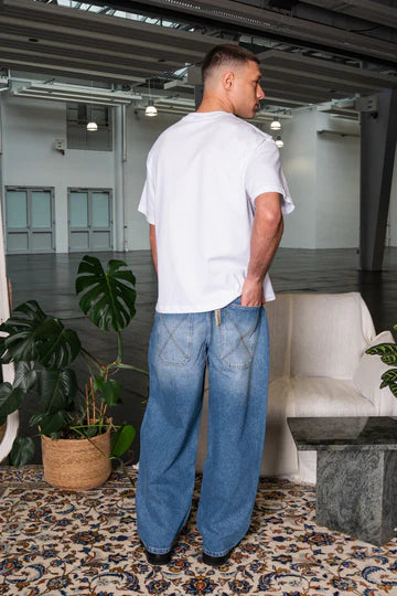 Homeboy x-tra MONSTER Vintage Denim - VINTAGE BLUE