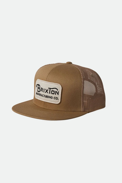 Brixton Grade HP Trucker Cap - Sand / Sand