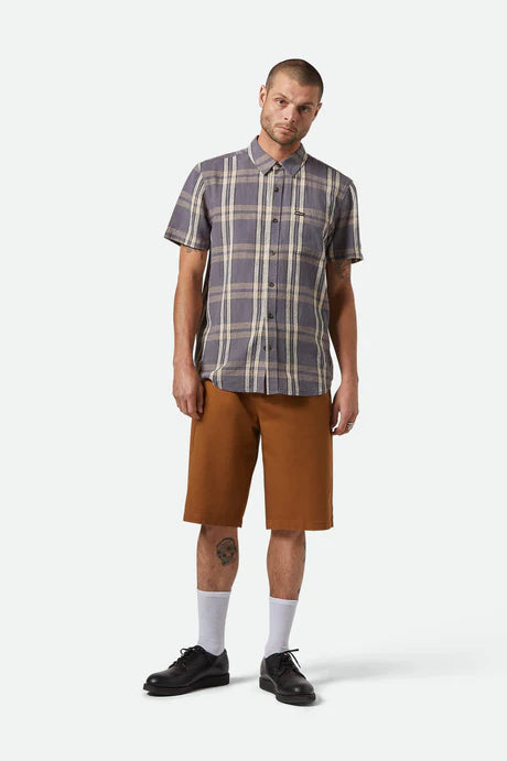 Brixton Choice Chino Baggy Short - Washed Copper