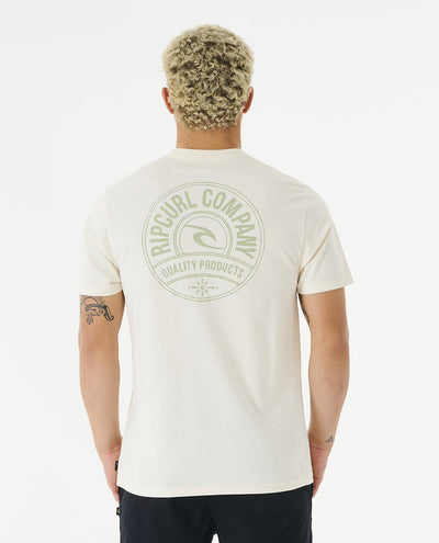Ripcurl Stapler T-Shirt - Bone