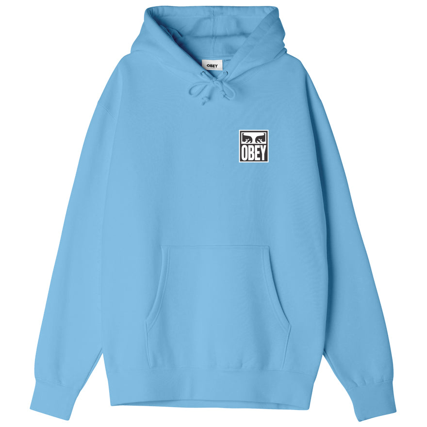 Obey Eyes Icon 2 Heavyweight Oversize Hoodie - Sky Blue