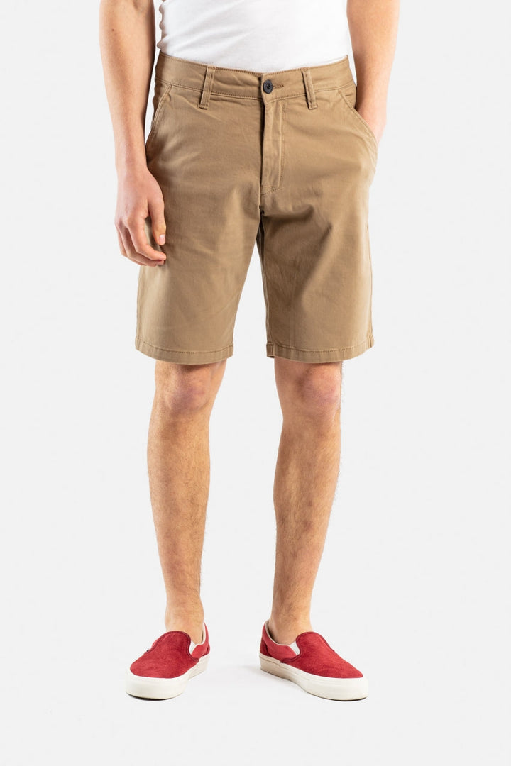 Reell Flex Grip Chino Short - dark sand