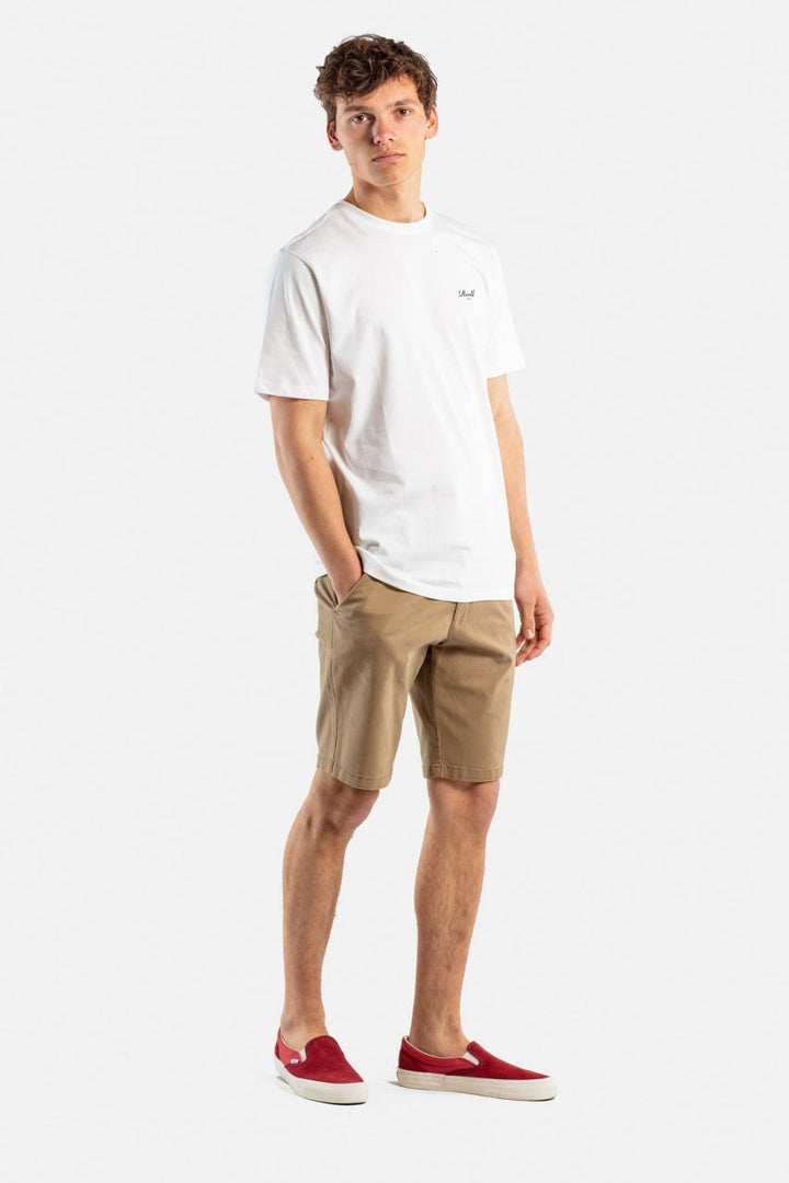 Reell Flex Grip Chino Short - dark sand