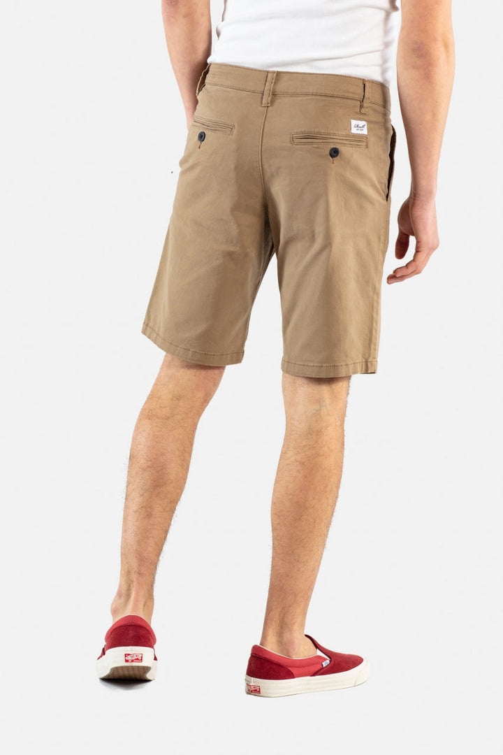 Reell Flex Grip Chino Short - dark sand