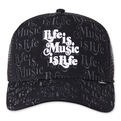 Djinns HFT IOI Music is Life Trucker Cap - Black