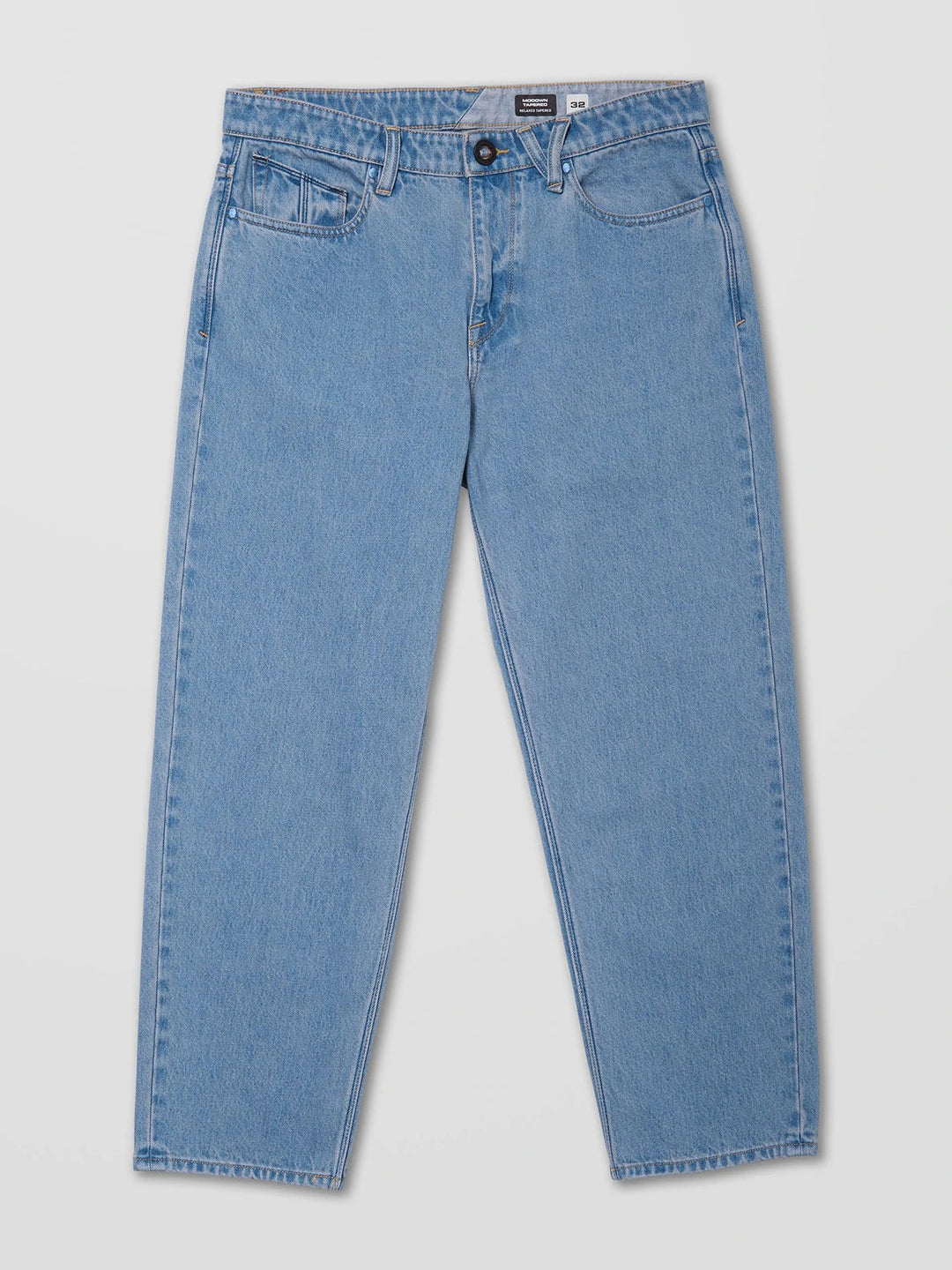 Volcom MODOWN TAPERED DENIM Baggy Jeans- BLUE