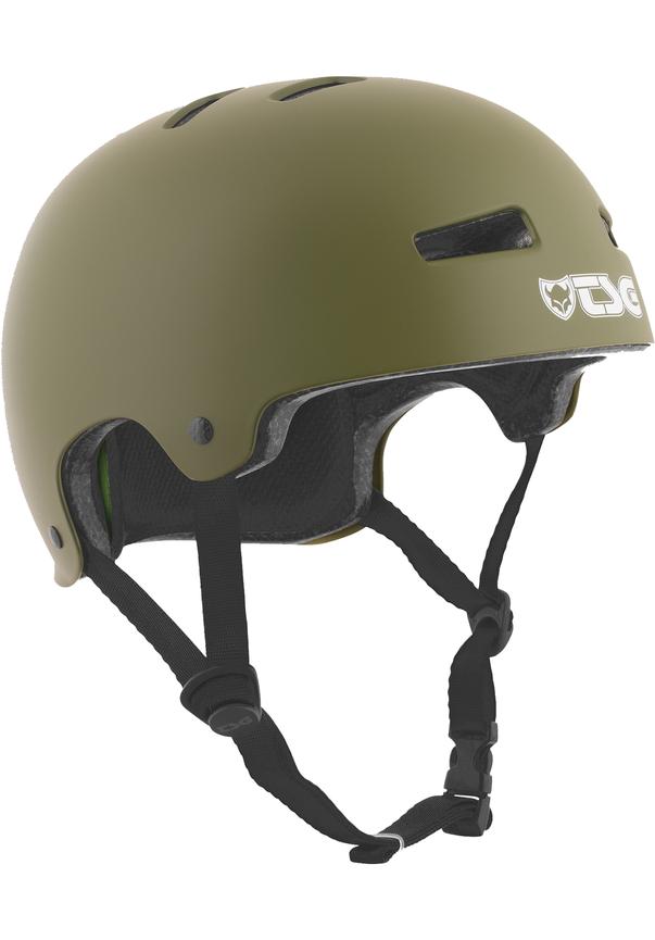 TSG Evolution Solid Colors Helm - satin olive