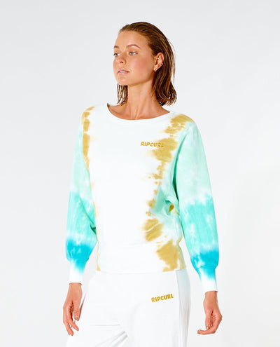 Ripcurl Sun Drenched Crewneck - turquoise
