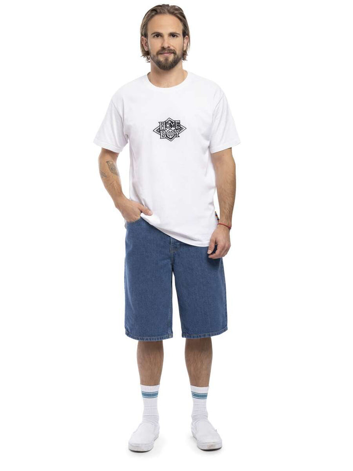 Homeboy x-tra BAGGY Shorts - Washed Blue
