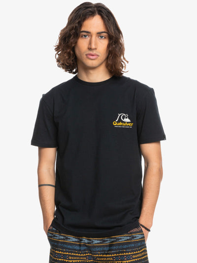 Quicksilver Tribal Fuzz T-Shirt - Black