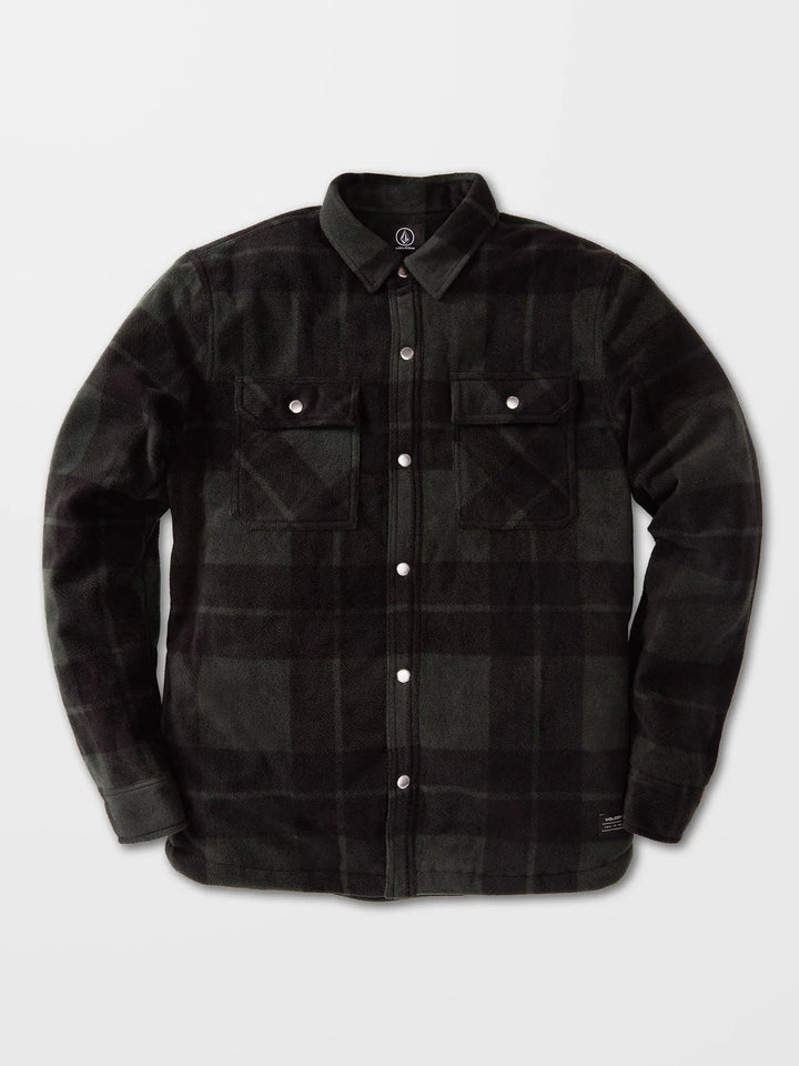 Volcom BOWERED FLEECE OVER-SHIRT - SCARAB