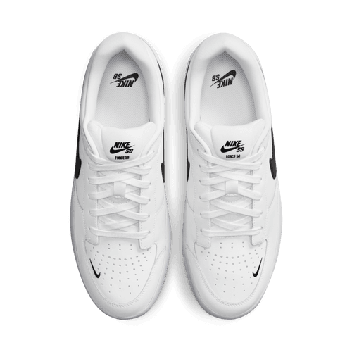 Nike SB 7505 101 Force Schuh 58 Premium - WHITE/BLACK-WHITE-WHITE