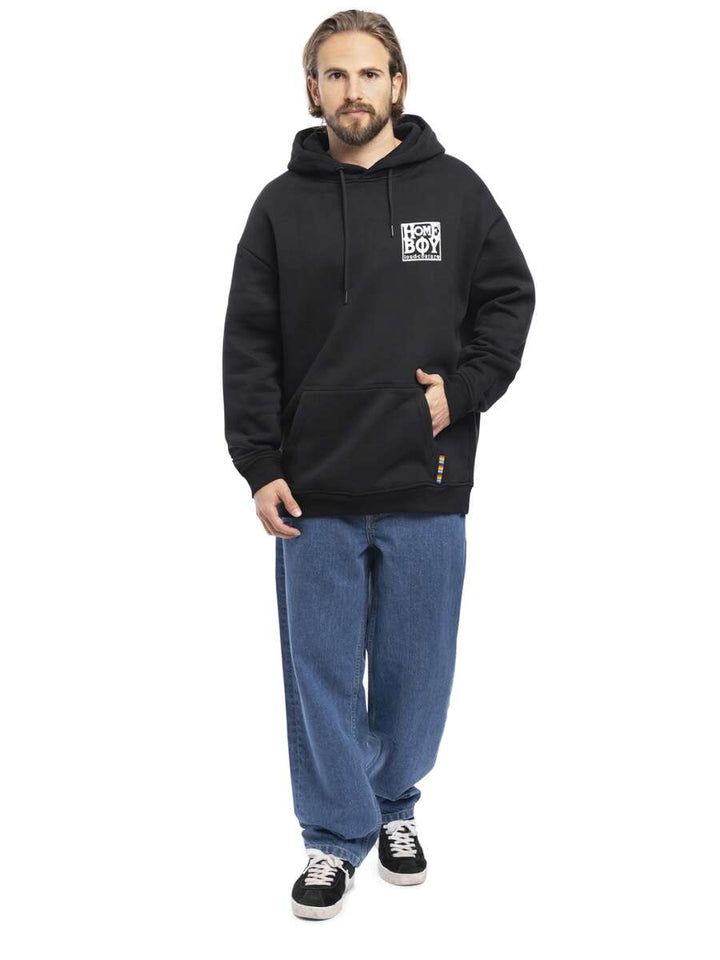 Homeboy Oversize Old School Hood - Black
