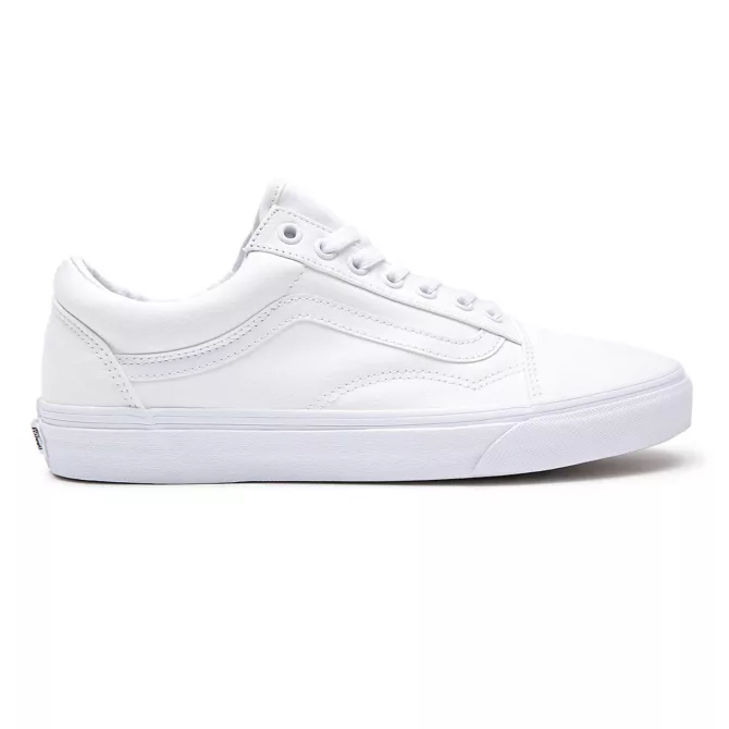Vans Old Skool Stoff Schuh - true white