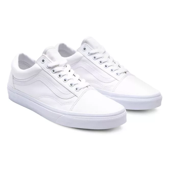 Vans Old Skool Stoff Schuh - true white