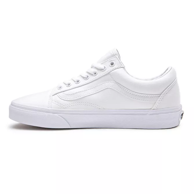 Vans Old Skool Stoff Schuh - true white