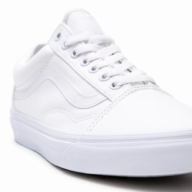 Vans Old Skool Stoff Schuh - true white