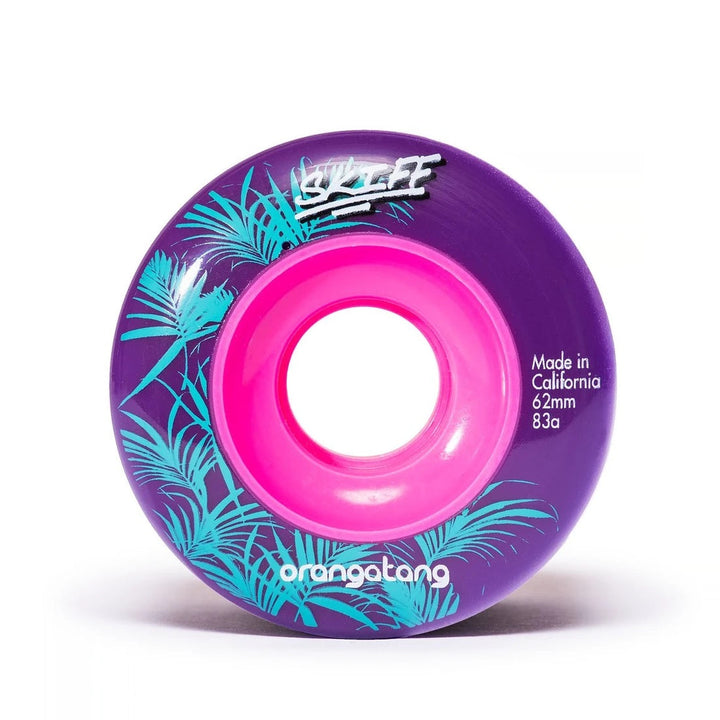 Orangatang Skiff Cruiser Wheels 62MM - purple