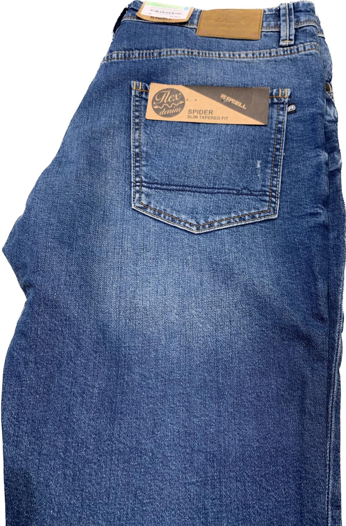 Reell Spider Slim Tapered Fit Jeans - Dark blue vintage