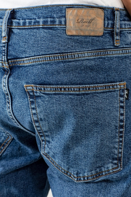 Reell Barfly Jeans - retro mid blue