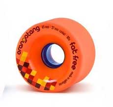 Orangatang Fat Free Wheels 65MM - orange