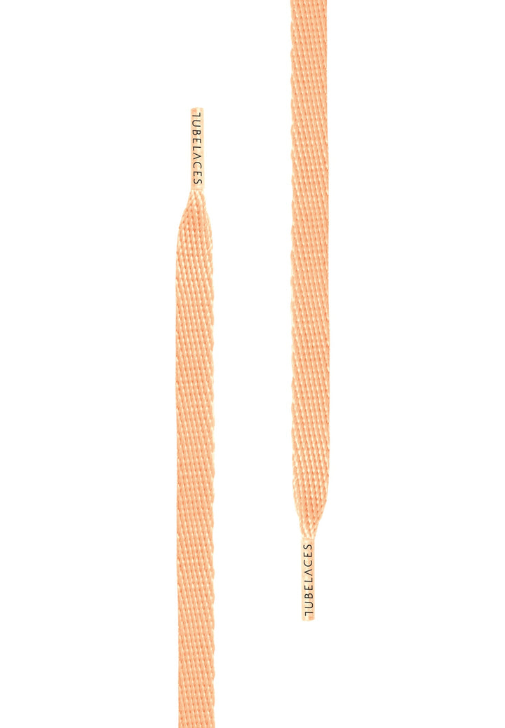 Tubelaces White Flat 10153 - peach