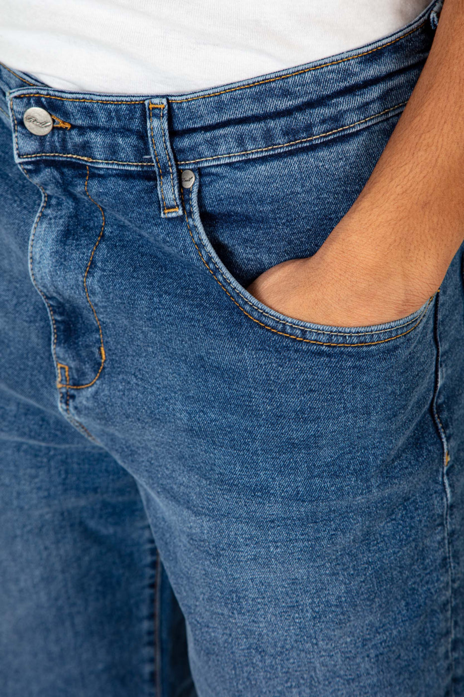 Reell Solid Jeans - Retro Mid Blue