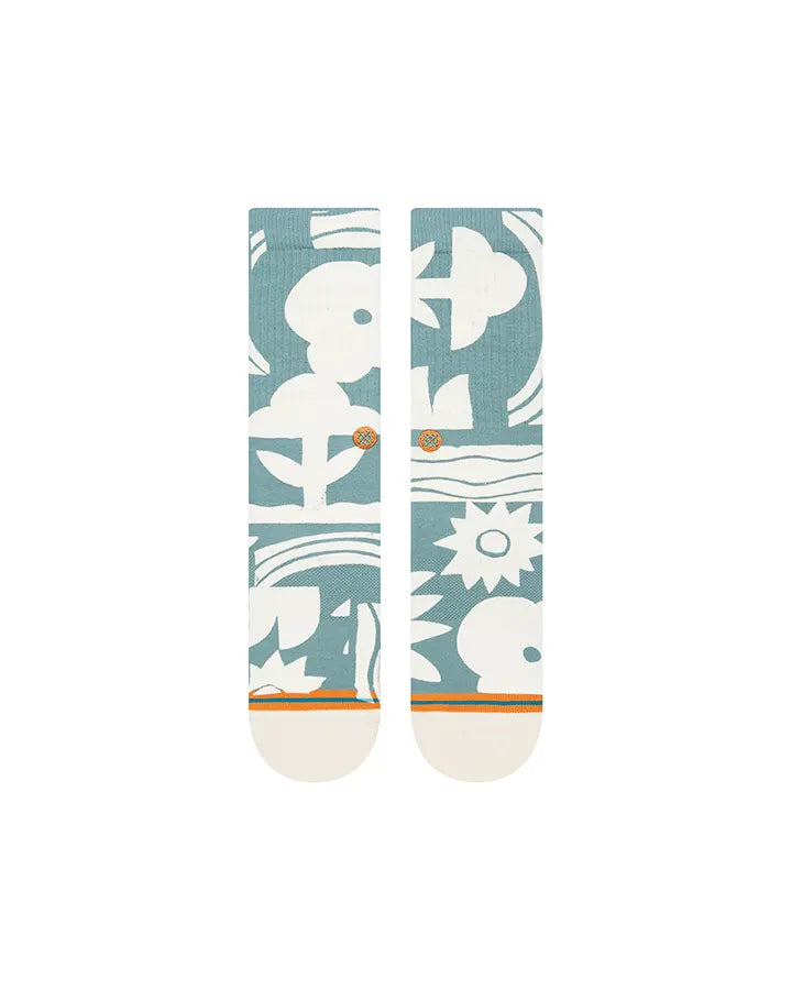 Stance SUN DIALED CREW SOCK - Teal