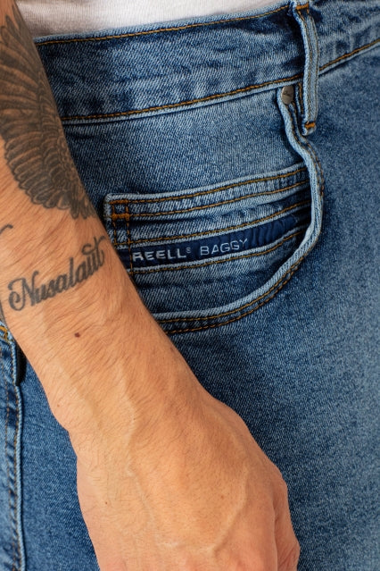 Reall Baggy - Retro Mid Blue