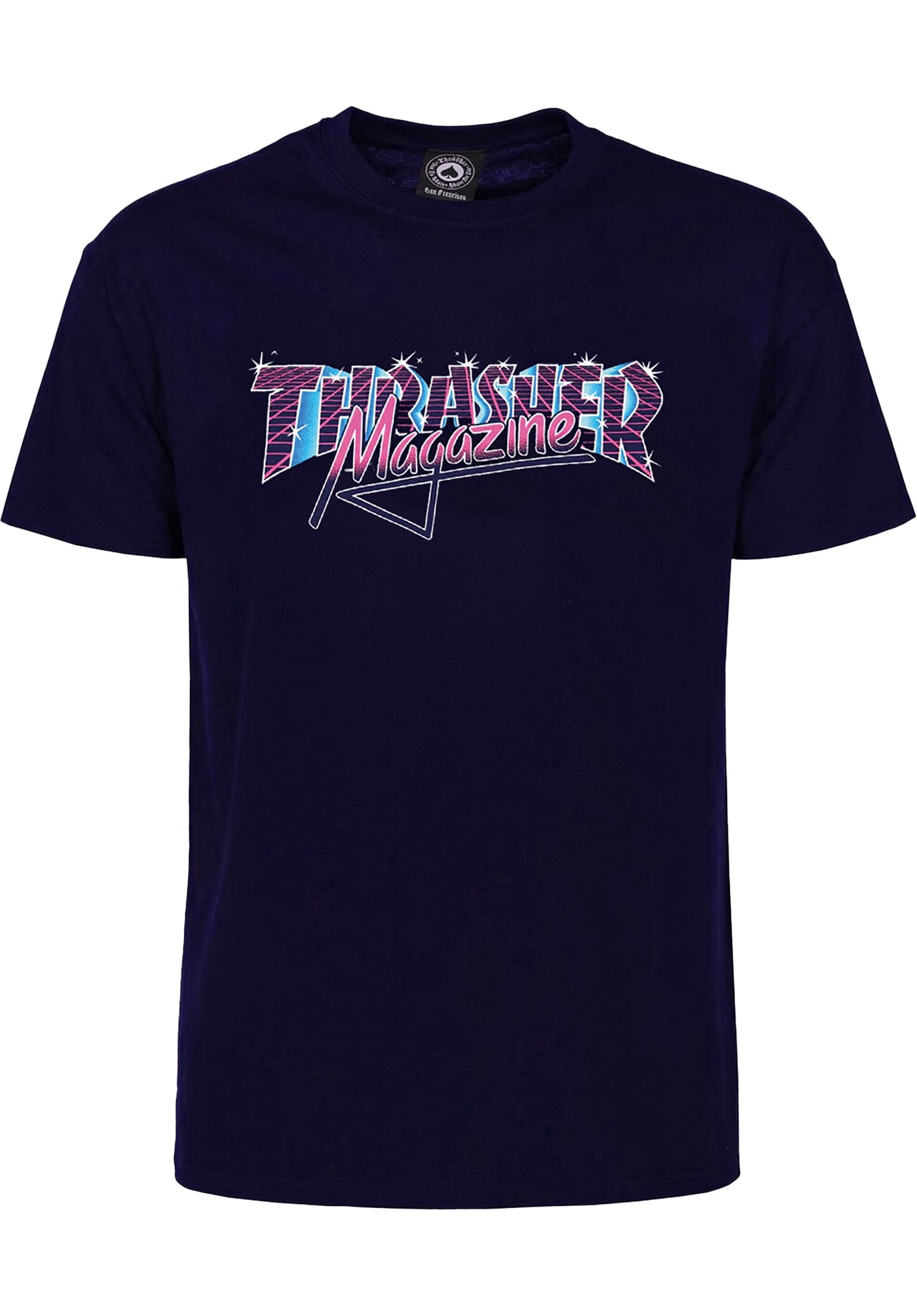 Thrasher Vice Logo T-Shirt - navy