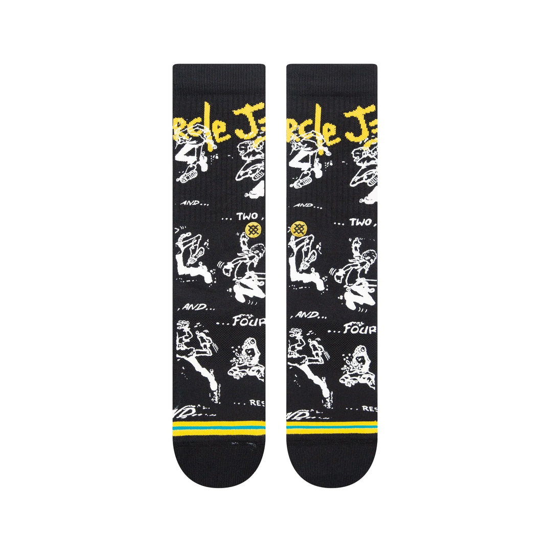 Stance CIRCLE JERKS CREW SOCKEN - Yellow