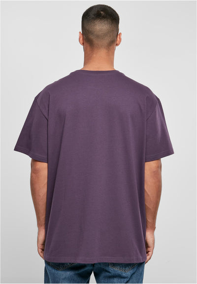 YO-C BY 102 Heavy Oversized Blank T-Shirt - Purple Night