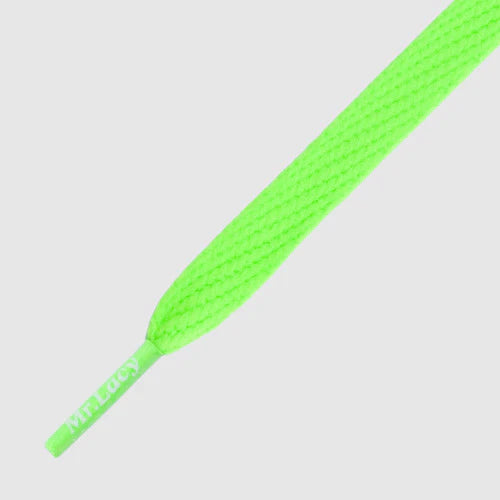 Mr. Lacy Flatties 130cm Laces - Neon Green