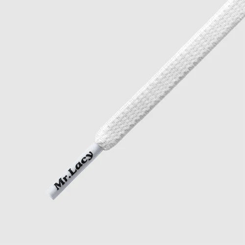 Mr. Lacy Flexies 110cm Laces - White