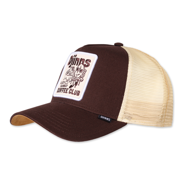Djinns HFT Coffee Trucker Cap - Dark Brown