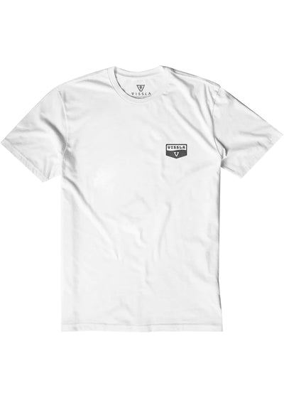 Vissla Wavy Heather T-Shirt - White (WHT)