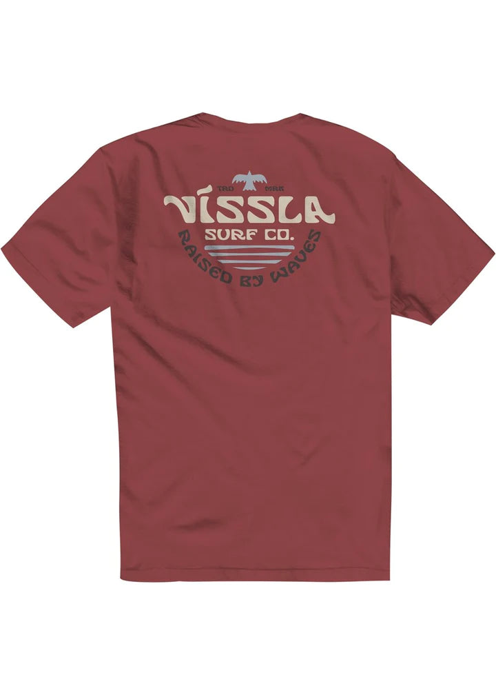 Vissla West Winds Premium Pocket T-Shirt Brick (BRK)