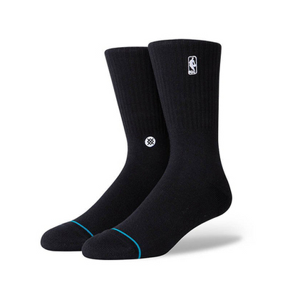 Stance Logoman Icon NBA Crew Socks - Black