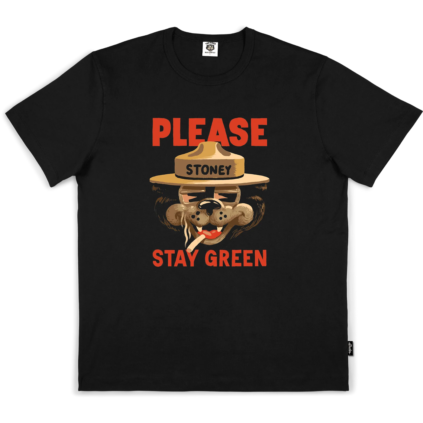 The Dudes Stay Green Premium T-Shirt - Caviar